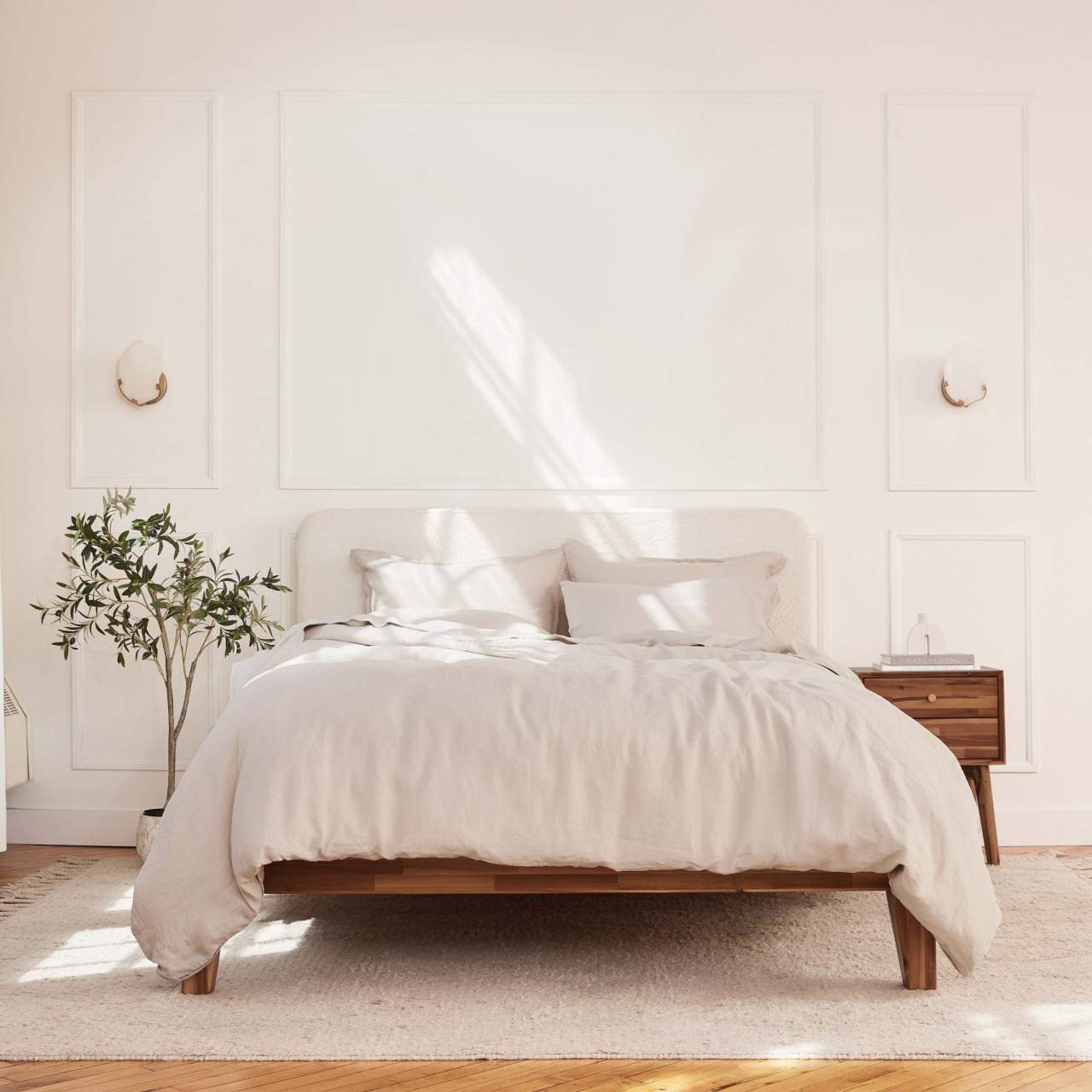 Cocoon™ Drap housse en lin Européen