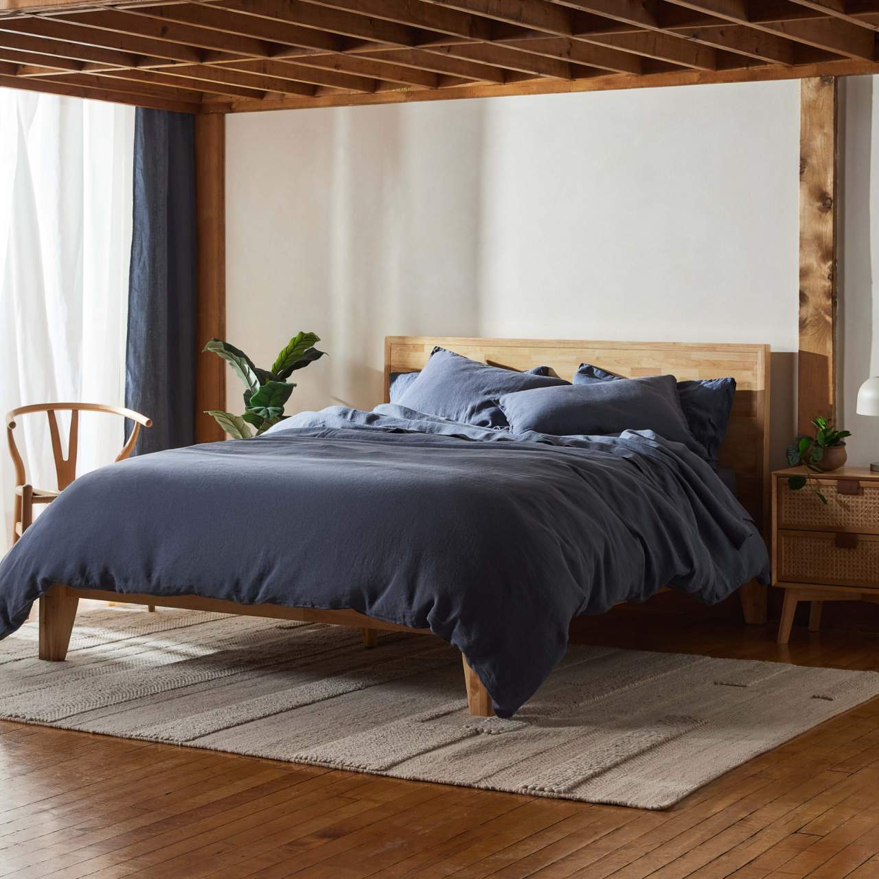 Cocoon™ Drap plat en lin Européen