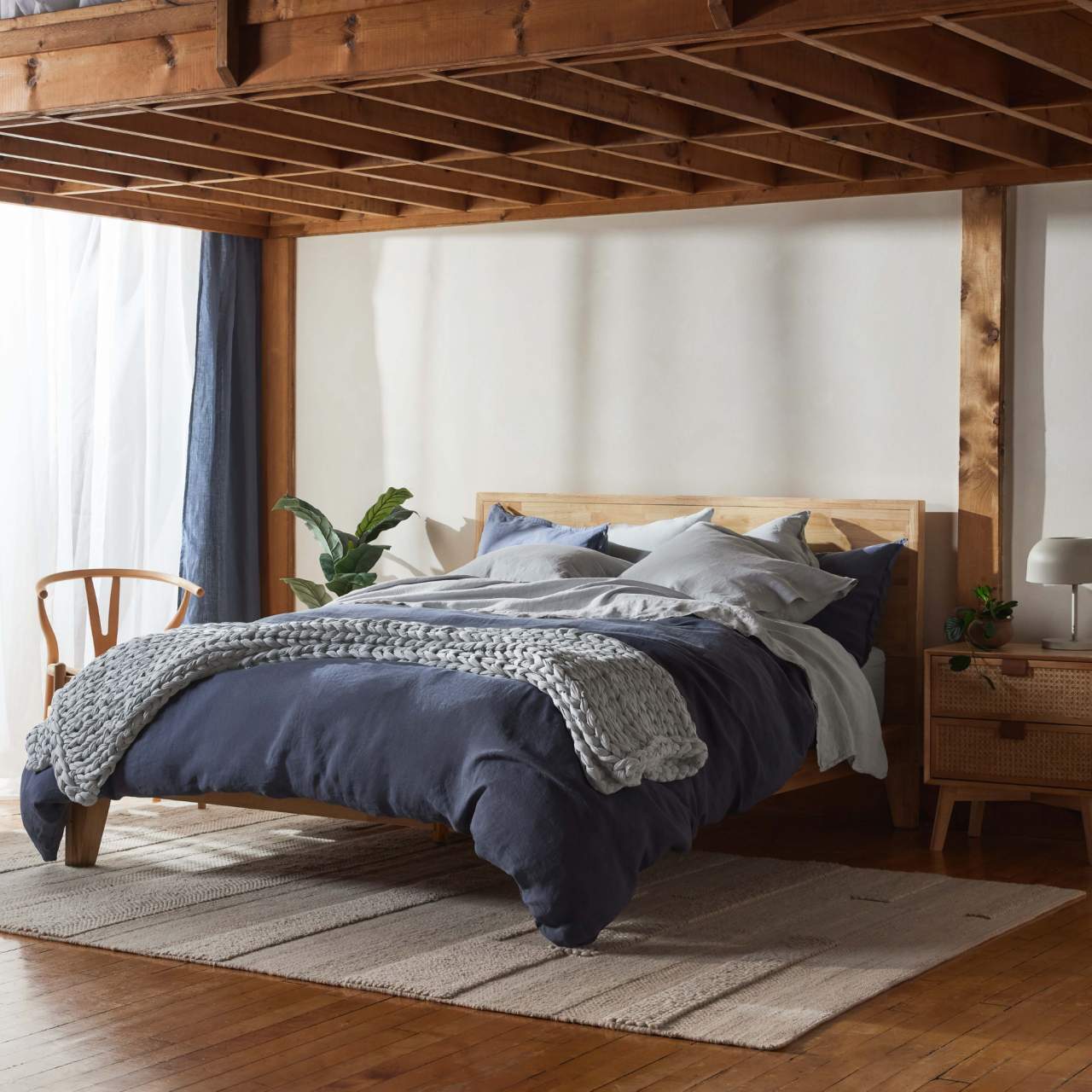 Cocoon™ Drap plat en lin Européen